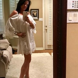 PilyQ Water Lily Serena Off Shoulder Dress